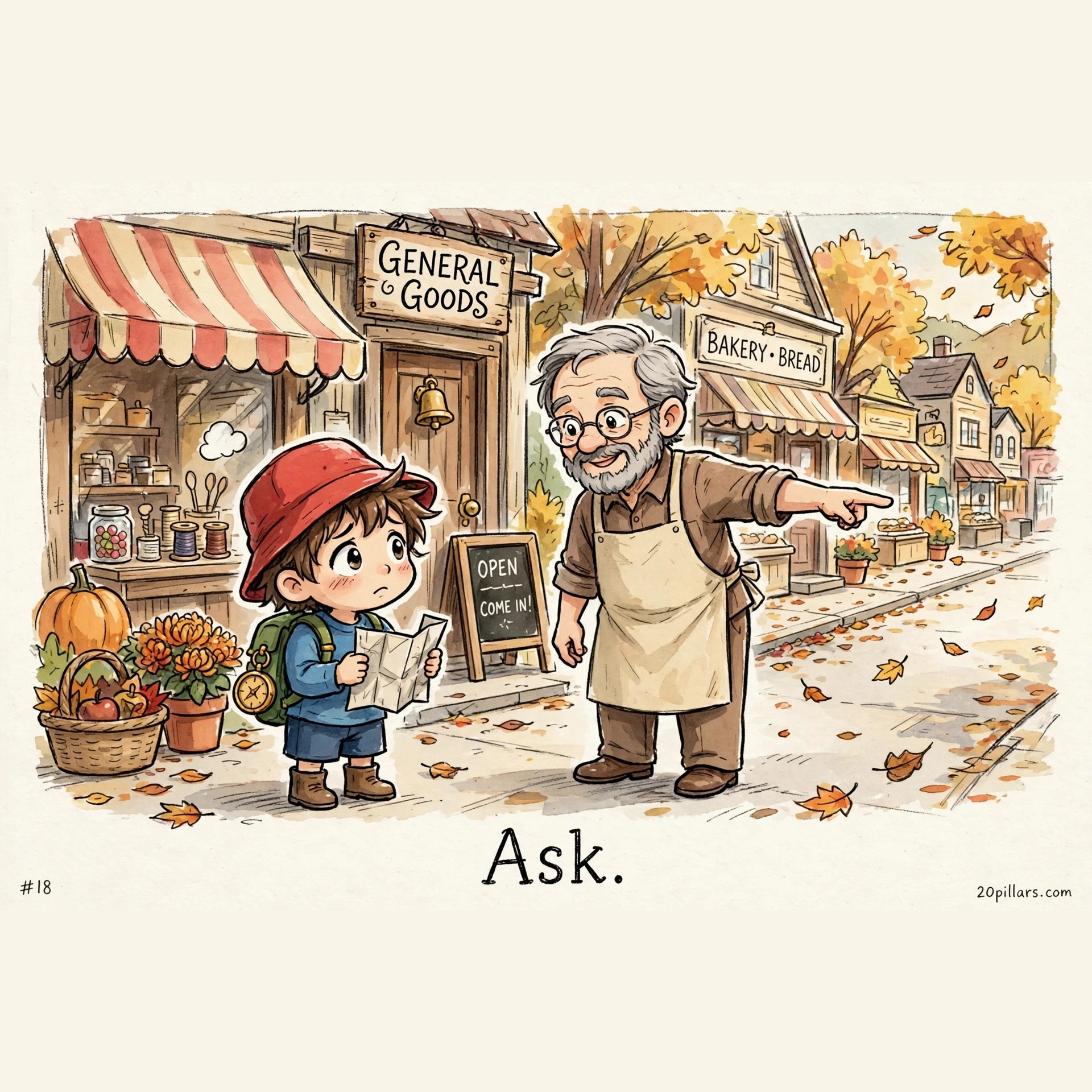 Milo daily comic: Ask.
