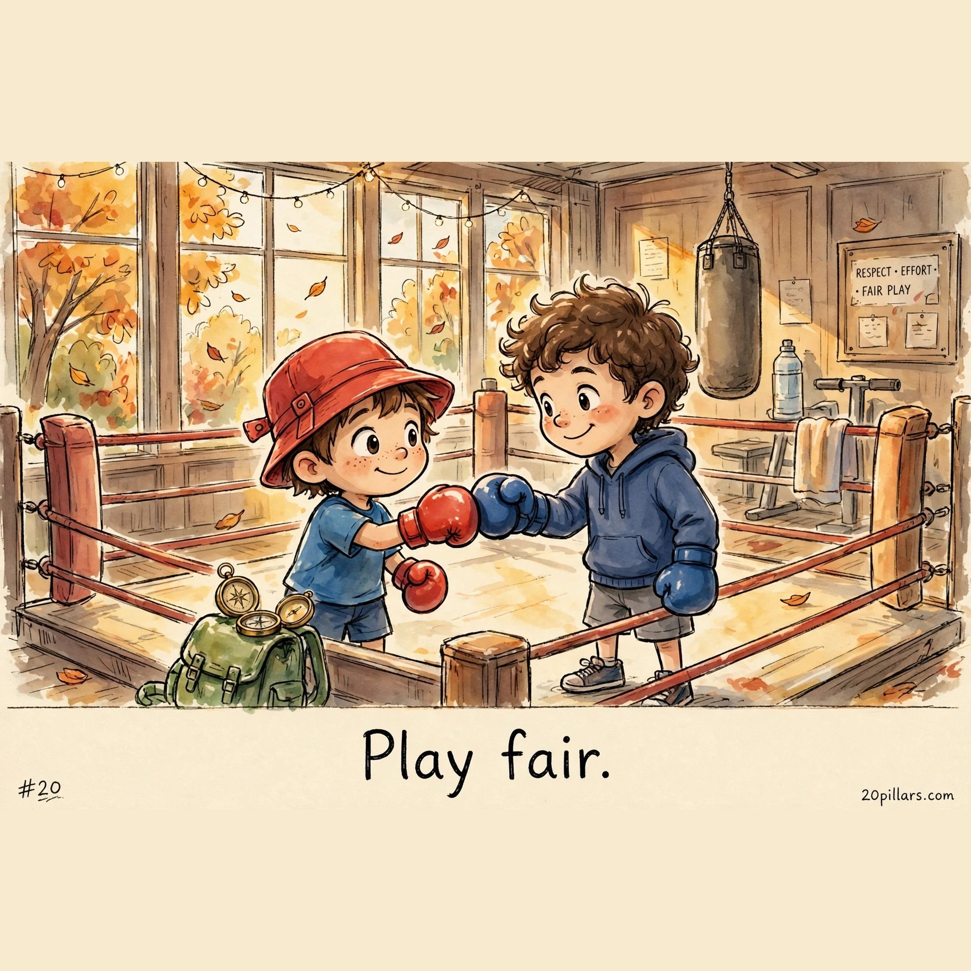 Milo daily comic: Play fair.