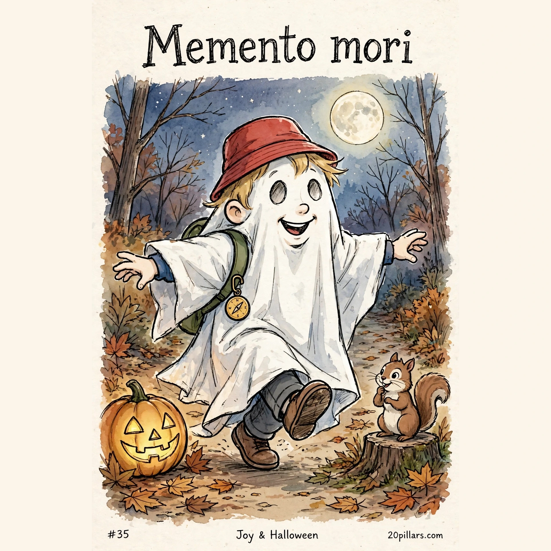 Milo daily comic: Memento mori.